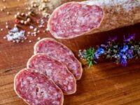 Salchichón Ibérico Bellota, Piezas enteras. 350 gr
